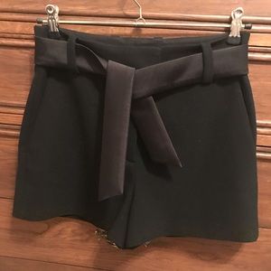 Maje Black Tie Shorts Size 36